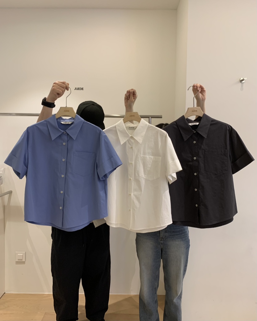 JUEDE(此品牌容易投訴)韓國直郵㊣女裝新品推薦襯衫蕾絲衫JUEDE襯衫/蕾絲衫