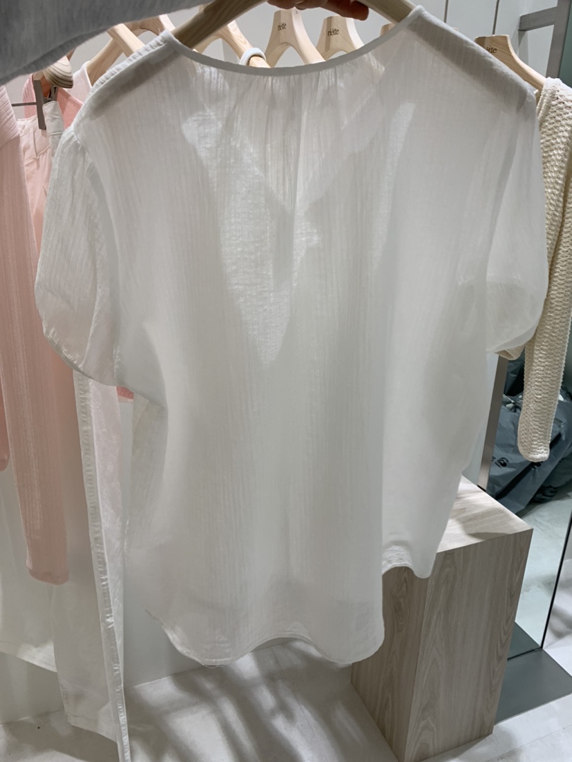 RIETTE韓國㊣直郵東大門代購女裝新款休閑推薦時尚襯衫蕾絲衫RIETTE襯衫/蕾絲衫