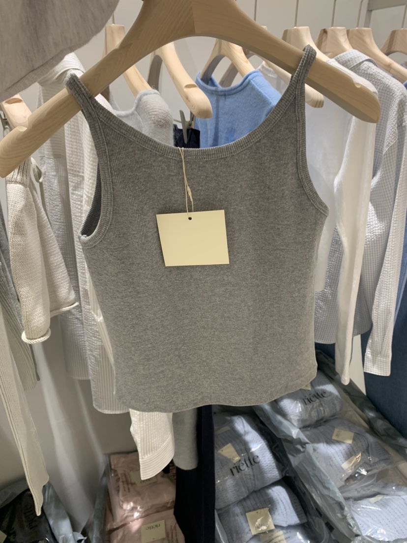 RIETTE韓國直郵㊣女裝新品25春夏推薦休閑熱賣時尚吊帶背心RIETTE吊帶/背心
