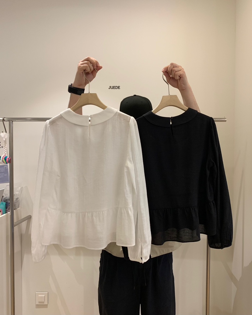 JUEDE(此品牌容易投訴)韓國㊣直郵東大門代購女裝新款時尚襯衫蕾絲衫JUEDE襯衫/蕾絲衫