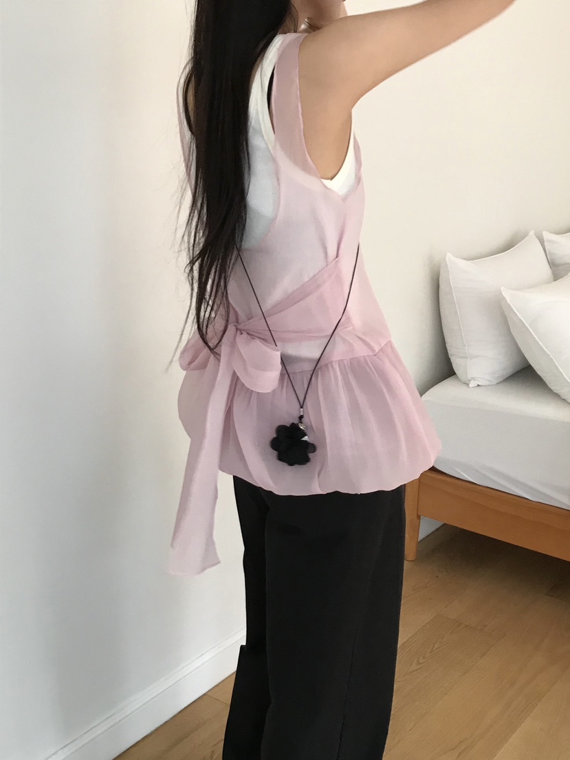 ESCHER直郵韓國代購㊣女裝新品休閑人氣熱賣25春夏吊帶背心ESCHER吊帶/背心