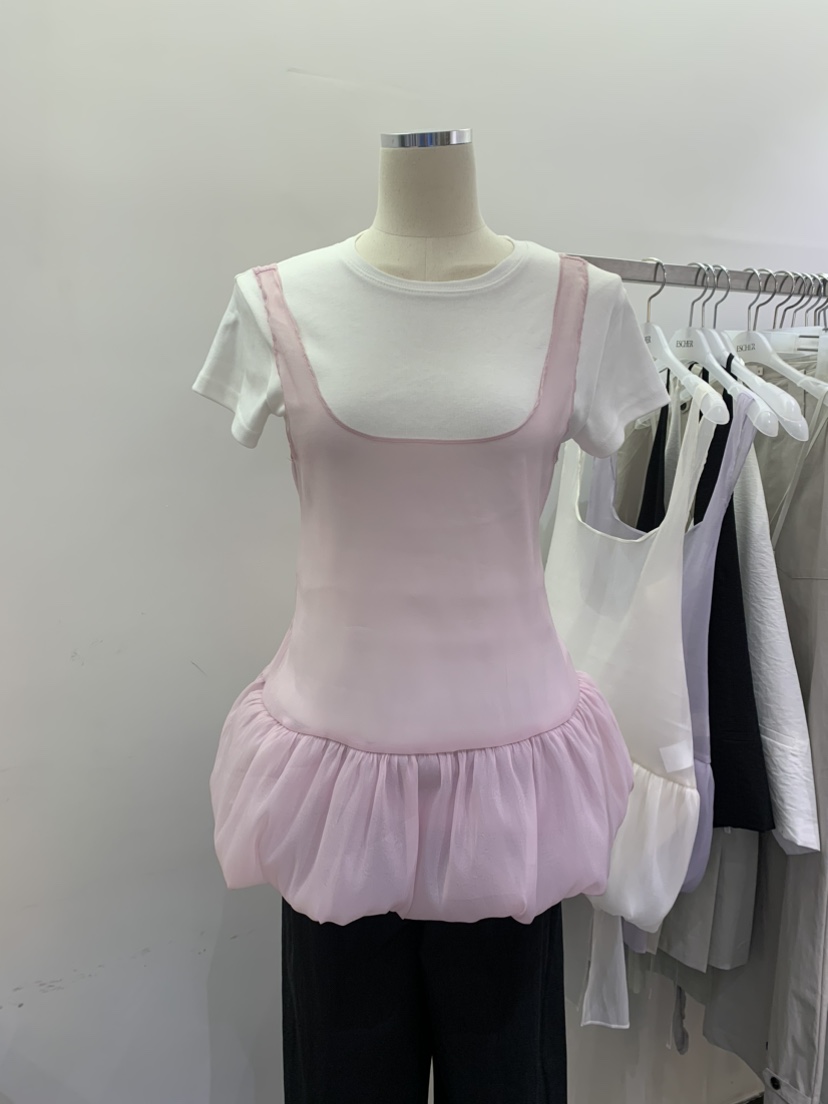 ESCHER直郵韓國代購㊣女裝新品休閑人氣熱賣25春夏吊帶背心ESCHER吊帶/背心圖色3