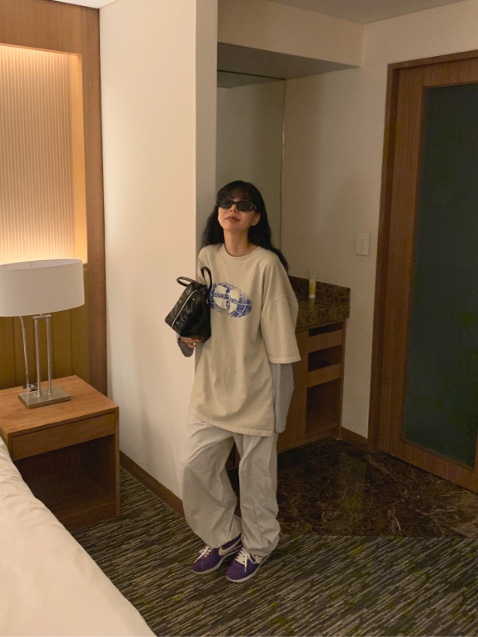 KSUBI韓國直郵㊣女裝新品休閑熱賣推薦25春夏人氣時尚休閑褲KSUBI休閑褲