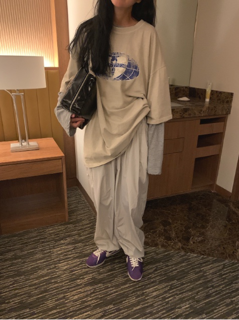 KSUBI韓國直郵㊣女裝新品休閑熱賣推薦25春夏人氣時尚休閑褲KSUBI休閑褲