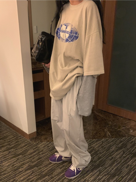 KSUBI韓國直郵㊣女裝新品休閑熱賣推薦25春夏人氣時尚休閑褲KSUBI休閑褲