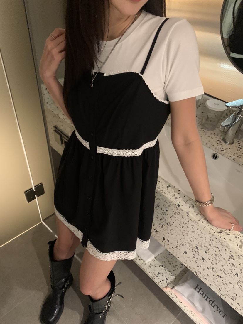 BADCALM韓國㊣直郵東大門代購女裝新品熱賣休閑時尚25春夏連衣裙BADCALM連衣裙圖色3