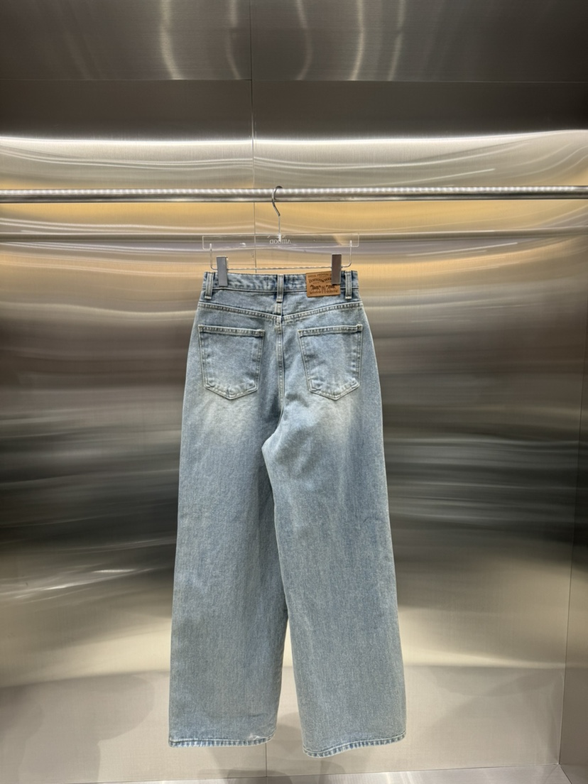 AMOOD韓國㊣直郵東大門代購女裝新品時尚推薦人氣牛仔褲紐扣AMOOD牛仔褲