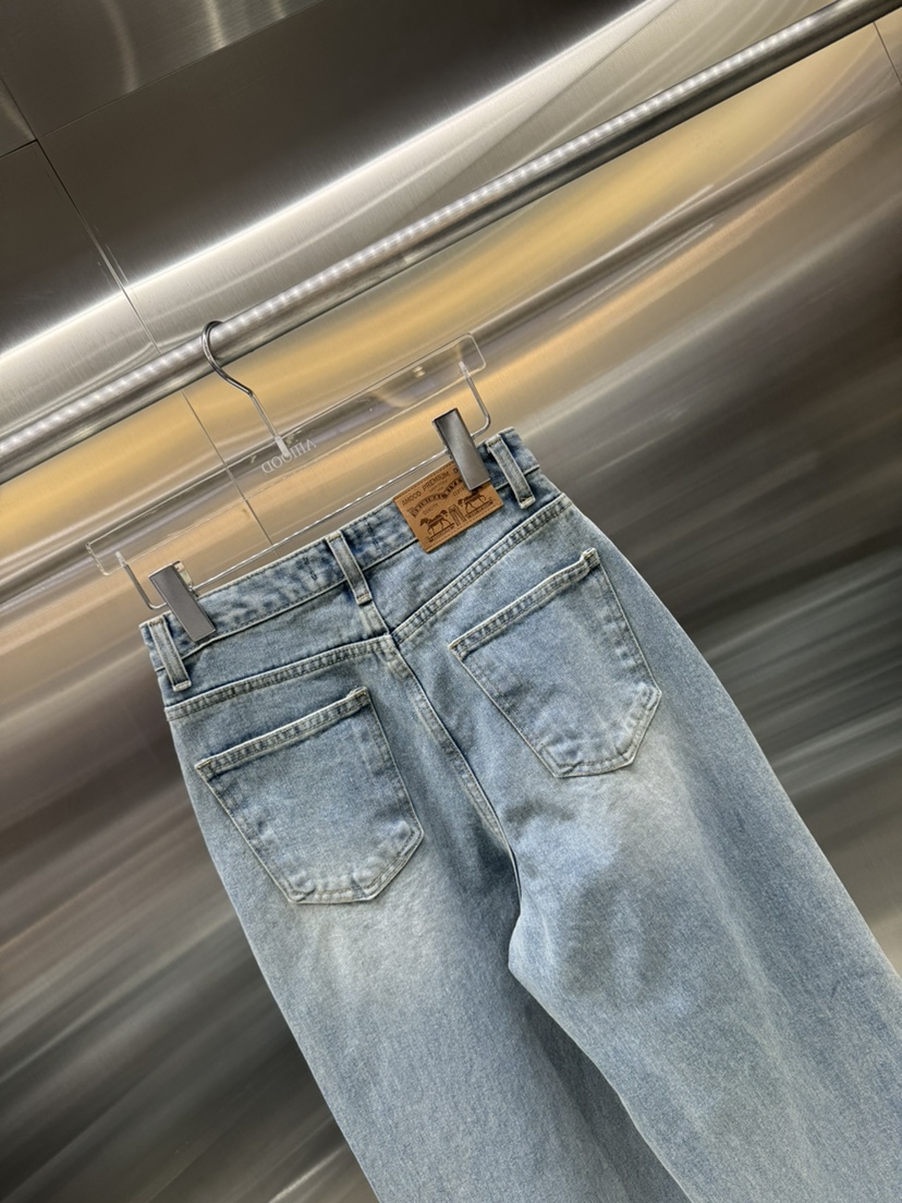 AMOOD韓國㊣直郵東大門代購女裝新品時尚推薦人氣牛仔褲紐扣AMOOD牛仔褲