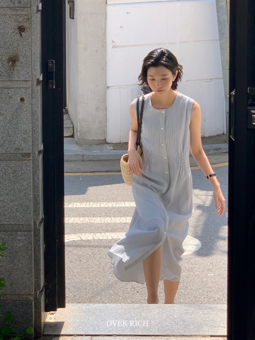OVER RICH韓國直郵㊣東大門實拍女裝新品推薦25春夏連衣裙OVER RICH連衣裙