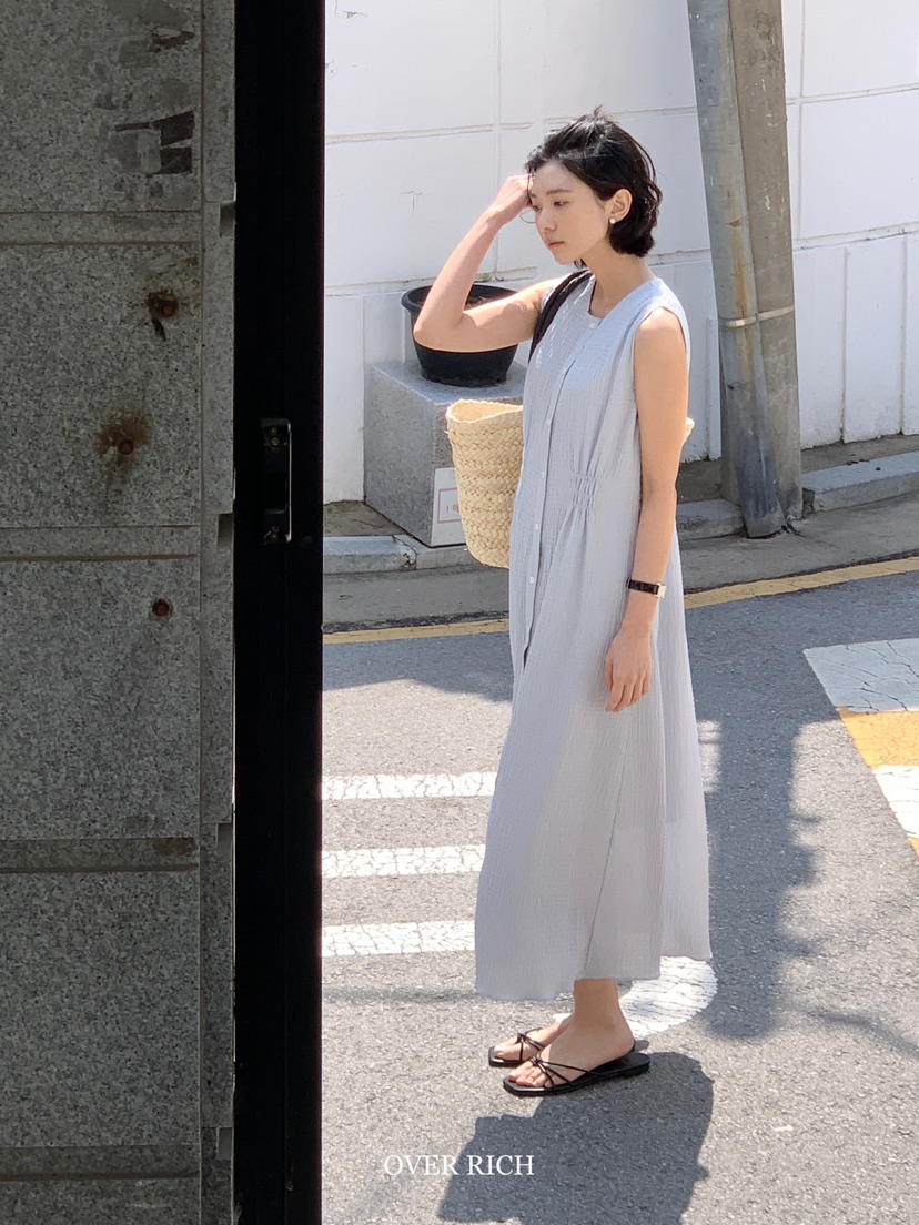 OVER RICH韓國直郵㊣東大門實拍女裝新品推薦25春夏連衣裙OVER RICH連衣裙