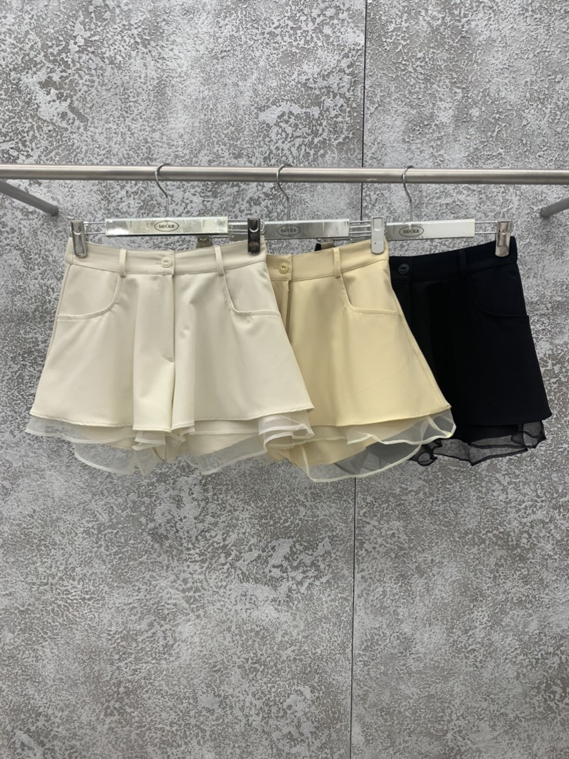 BADCALM韓國㊣直郵東大門代購女裝新品推薦人氣休閑時尚短褲BADCALM短褲