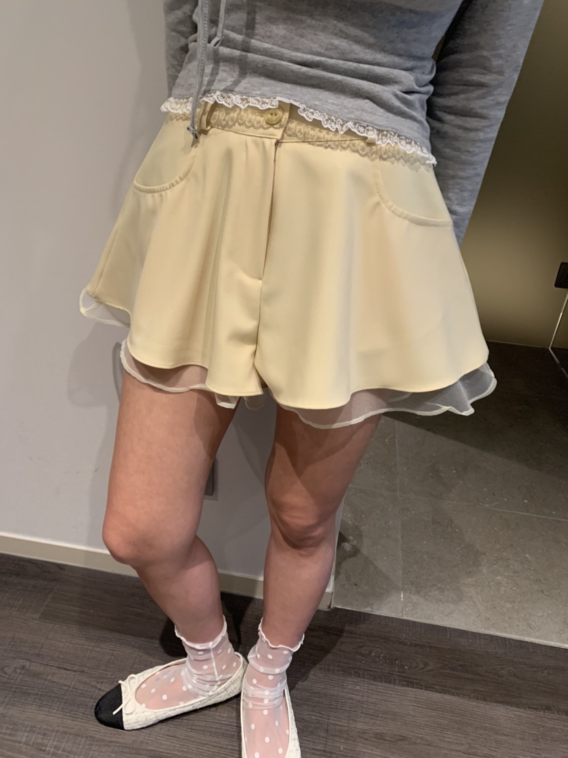 BADCALM韓國㊣直郵東大門代購女裝新品推薦人氣休閑時尚短褲BADCALM短褲圖色2