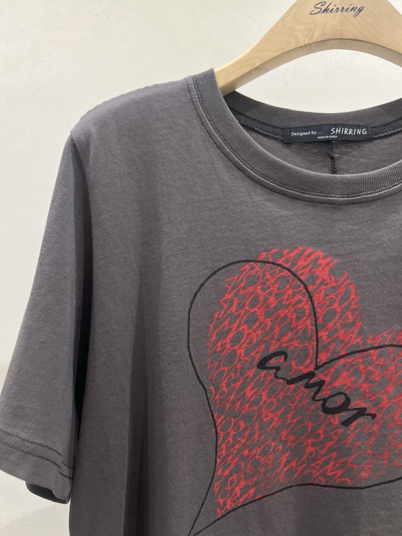 SHIRRING韓國直郵㊣東大門實拍女裝新品25春夏人氣推薦休閑T恤SHIRRINGT恤