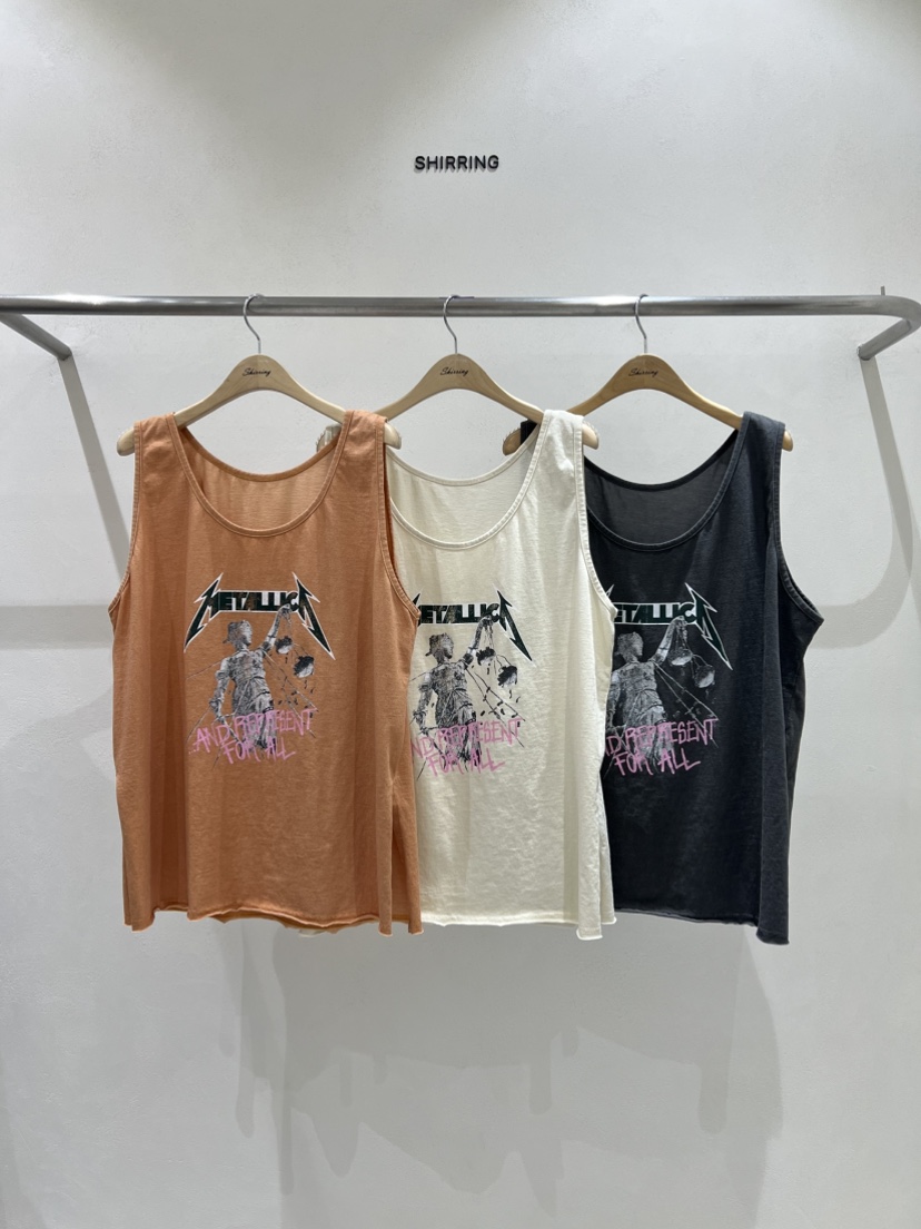SHIRRING韓國直郵㊣女裝新款熱賣推薦人氣時尚25春夏吊帶背心SHIRRING吊帶/背心