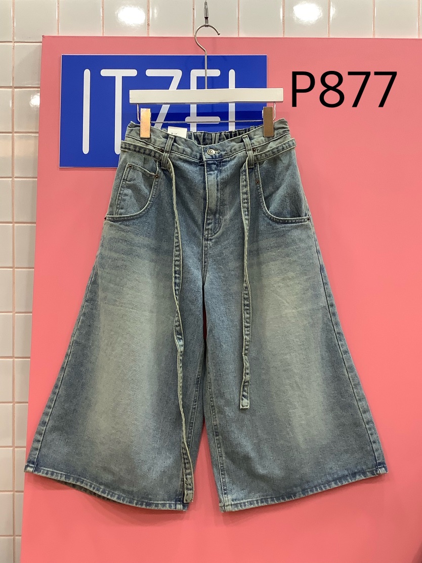 ITZEL韓國直郵㊣女裝新品熱賣時尚休閑人氣25春夏推薦牛仔褲ITZEL牛仔褲