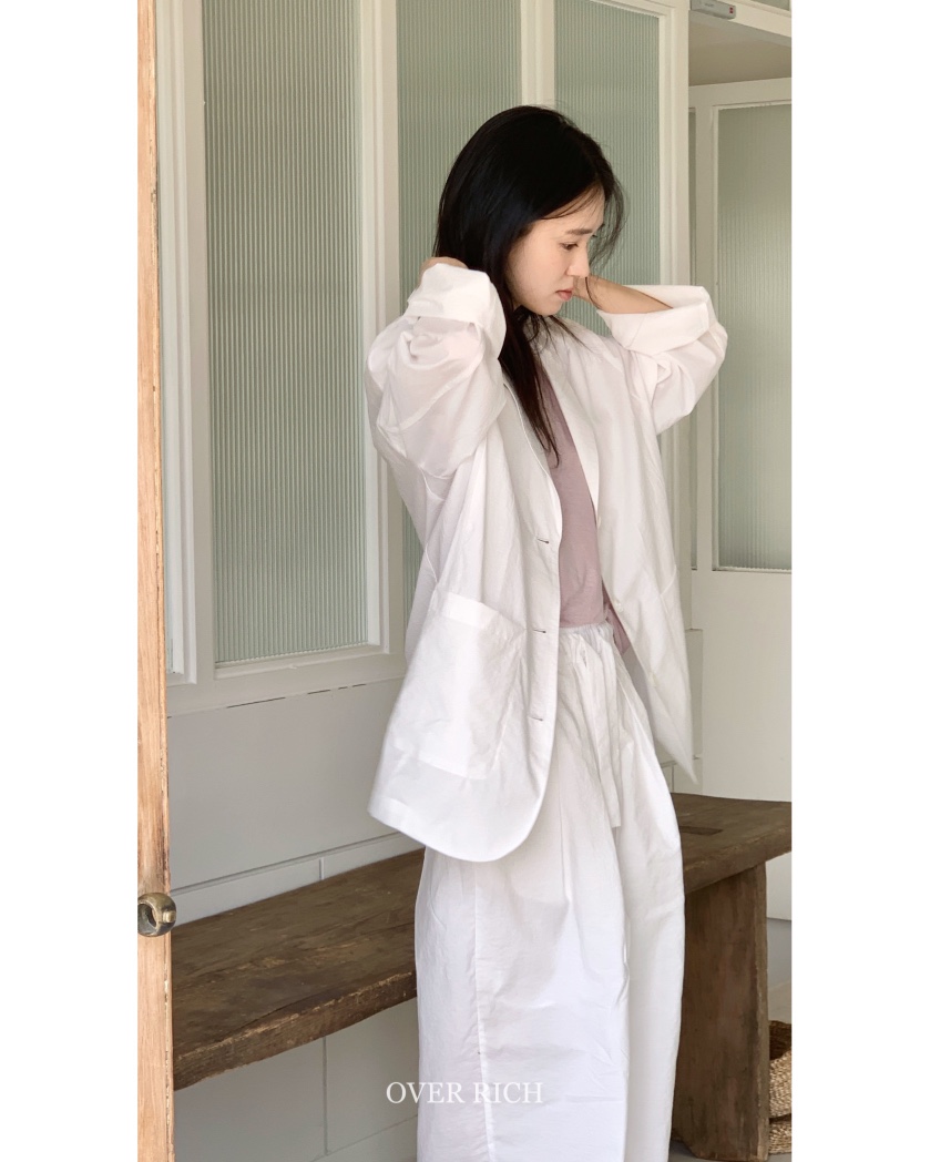 OVER RICH韓國直郵㊣女裝新款熱賣推薦人氣時尚休閑25春夏夾克OVER RICH夾克