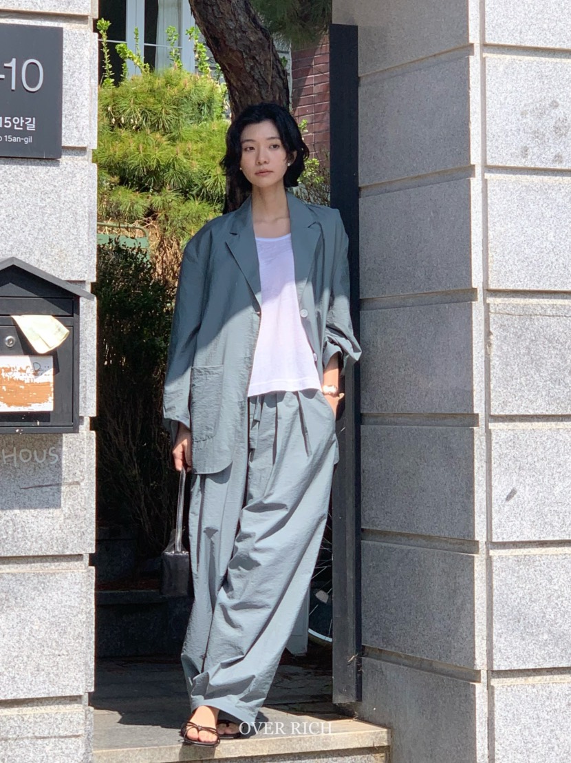 OVER RICH韓國直郵㊣女裝新款熱賣推薦人氣時尚休閑25春夏夾克OVER RICH夾克