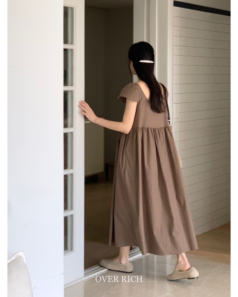 OVER RICH韓國㊣直郵東大門代購女裝新款熱賣休閑25春夏連衣裙OVER RICH連衣裙