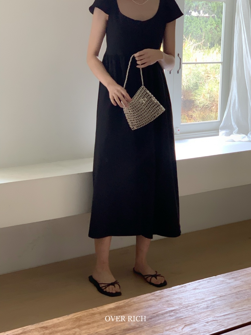 OVER RICH韓國㊣直郵東大門代購女裝新款熱賣休閑25春夏連衣裙OVER RICH連衣裙