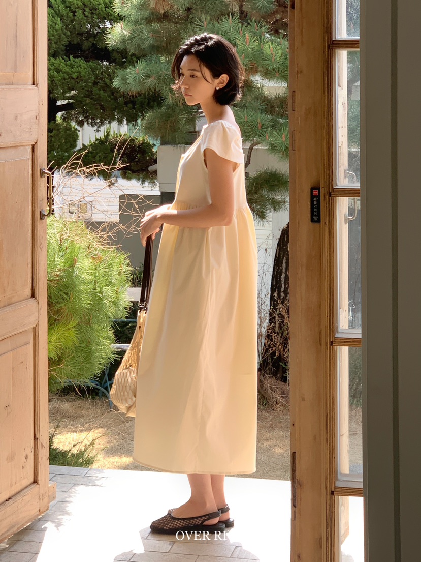 OVER RICH韓國㊣直郵東大門代購女裝新款熱賣休閑25春夏連衣裙OVER RICH連衣裙
