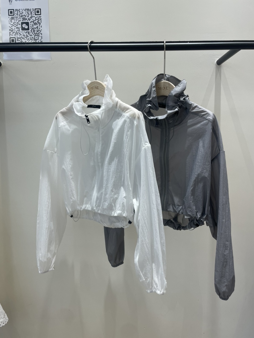 NEOUL東大門實拍女裝新品熱賣休閑25春夏人氣時尚真品推薦夾克NEOUL/ahin雙領標簽夾克