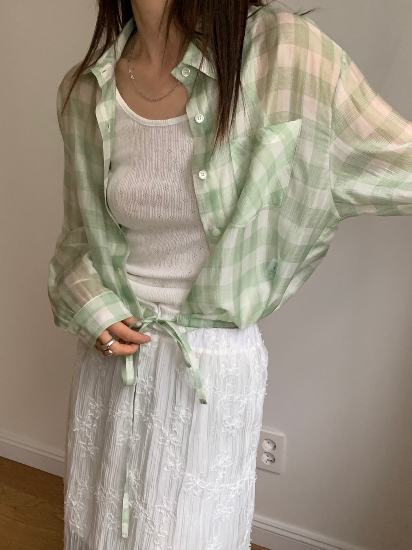 VAARA東大門代購女裝新品熱賣25春夏職業真品推薦襯衫蕾絲衫VAARA襯衫/蕾絲衫