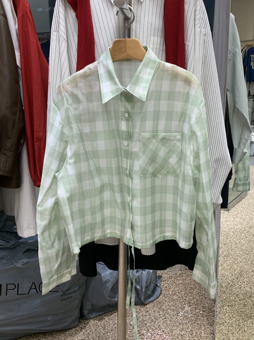 VAARA東大門代購女裝新品熱賣25春夏職業真品推薦襯衫蕾絲衫VAARA襯衫/蕾絲衫圖色2