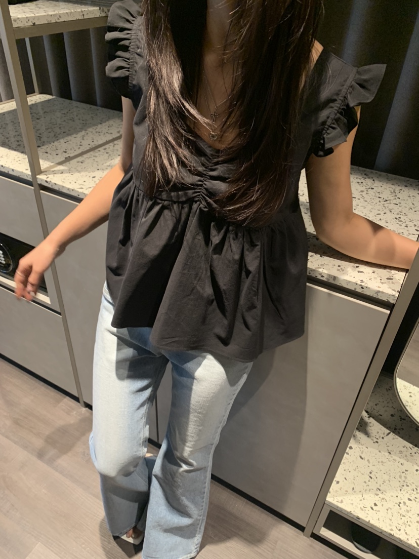 BADCALM韓國代購女士新品職業推薦時尚25春夏休閑襯衫蕾絲衫BADCALM襯衫/蕾絲衫