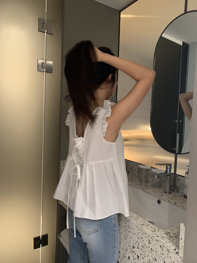 BADCALM韓國代購女士新品職業推薦時尚25春夏休閑襯衫蕾絲衫BADCALM襯衫/蕾絲衫