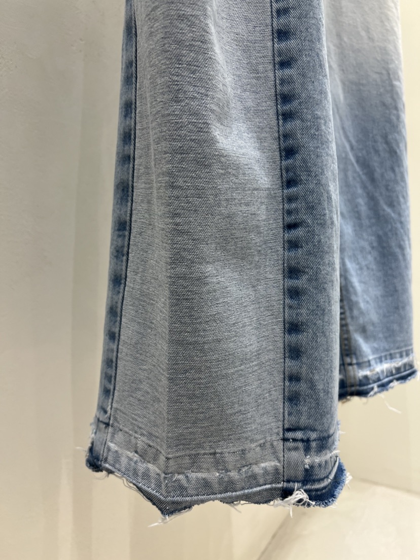 SHIRRING韓國代購女裝新款25春夏推薦真品熱賣休閑時尚牛仔褲SHIRRING牛仔褲