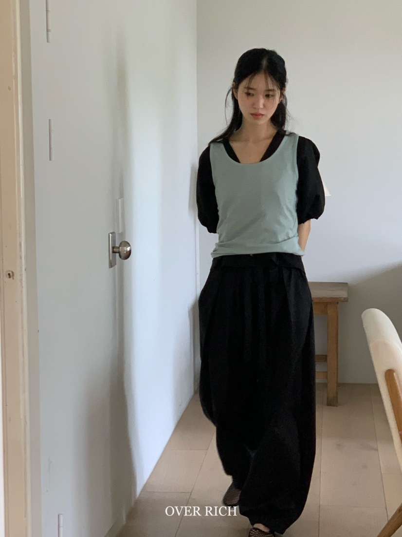 OVER RICH韓國直郵女裝新品熱賣人氣職業時尚25春夏襯衫蕾絲衫OVER RICH襯衫/蕾絲衫