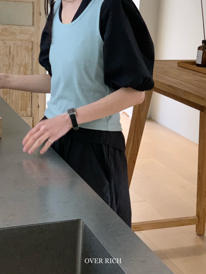 OVER RICH韓國直郵女裝新品熱賣人氣職業時尚25春夏襯衫蕾絲衫OVER RICH襯衫/蕾絲衫