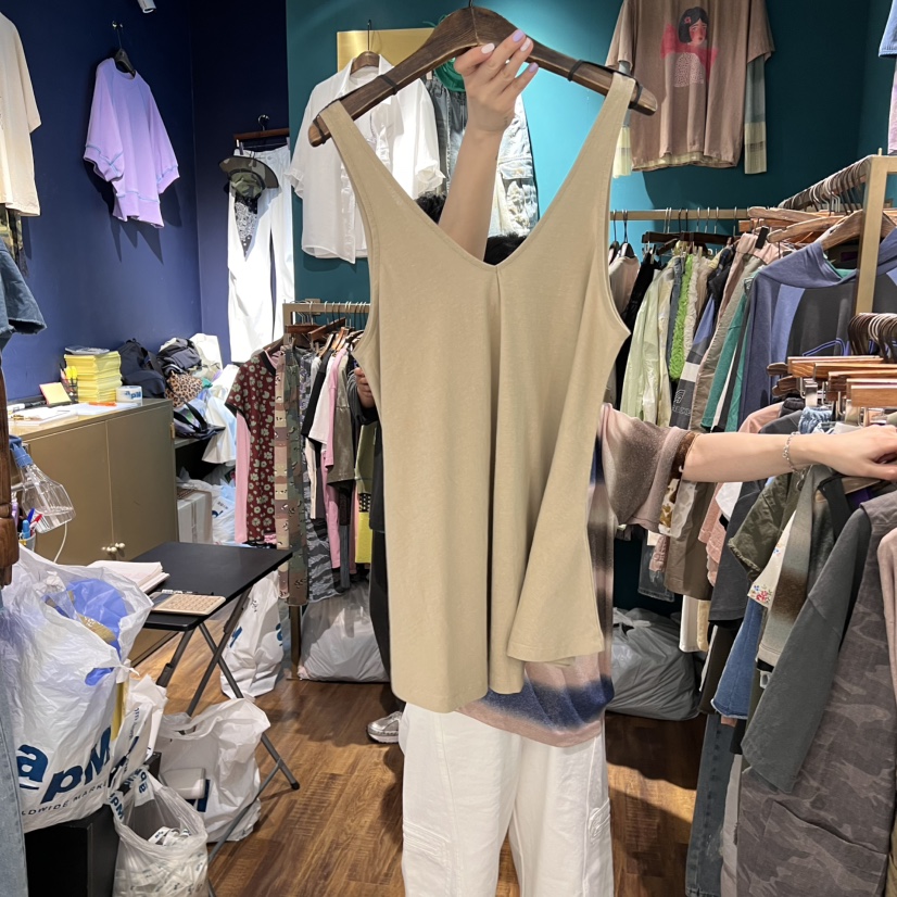 MERCI LINDA東大門實拍女裝新品職業推薦時尚休閑吊帶背心MERCI LINDA吊帶/背心