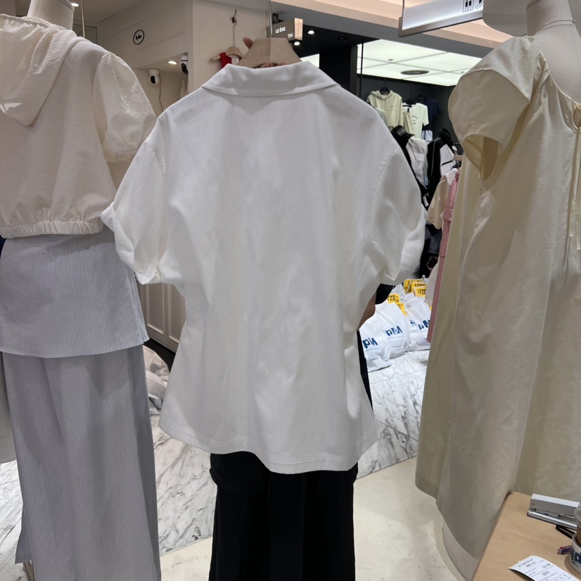 FRILL韓國代購女裝新品推薦熱賣時尚人氣休閑25春夏襯衫蕾絲衫FRILL襯衫/蕾絲衫