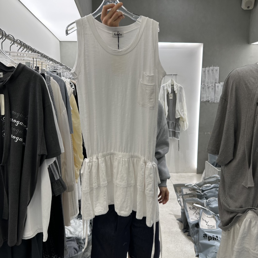 ANDE韓國代購女裝新款時尚人氣職業25春夏休閑推薦熱賣連衣裙ANDE連衣裙