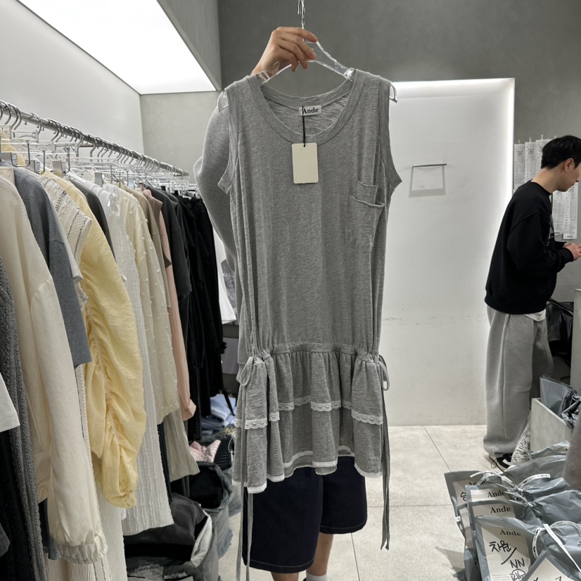 ANDE韓國代購女裝新款時尚人氣職業25春夏休閑推薦熱賣連衣裙ANDE連衣裙圖色4
