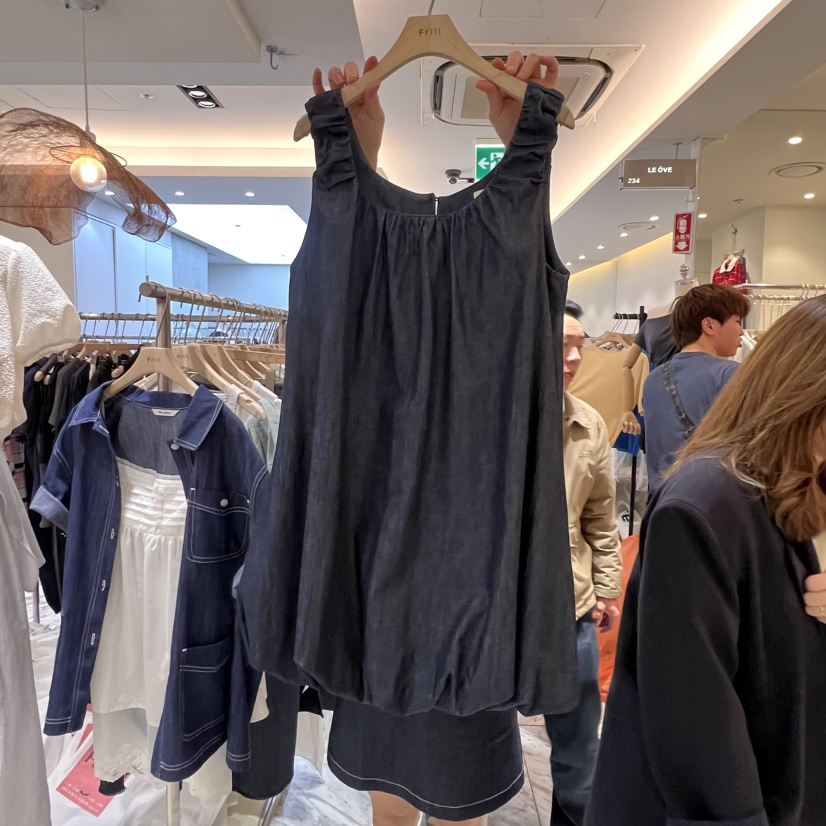 FRILL韓國直郵女裝新款休閑真品人氣推薦熱賣職業25春夏連衣裙FRILL連衣裙
