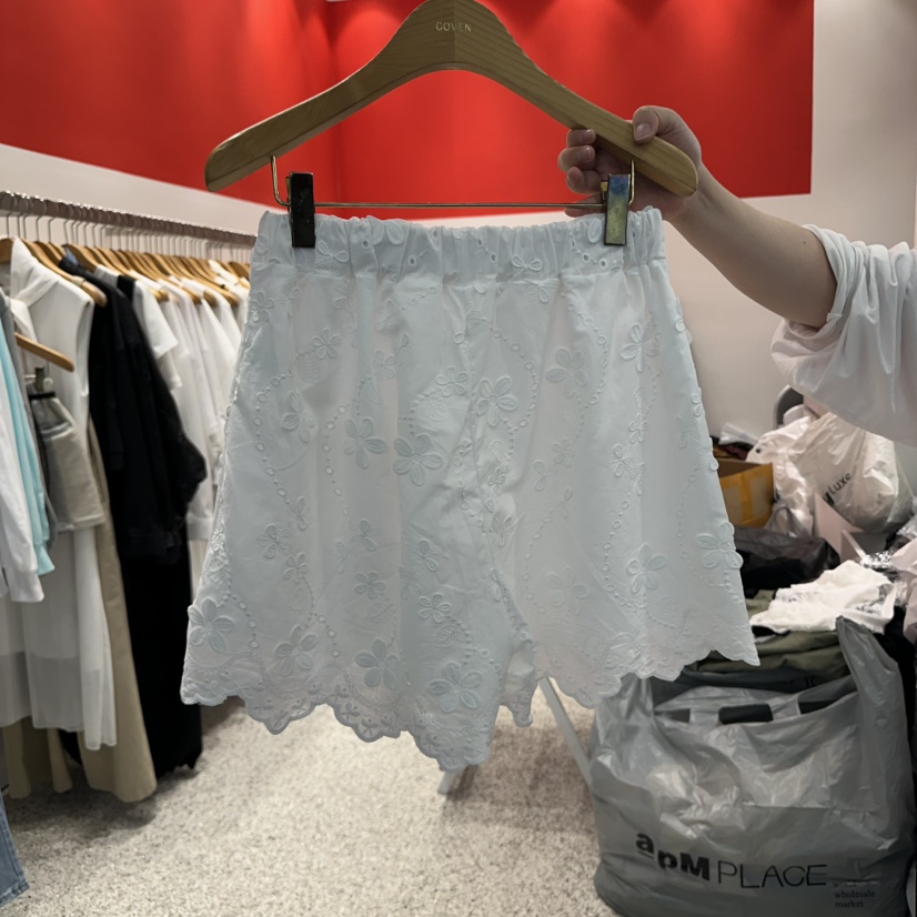 ATPZ東大門實拍女士新品職業人氣熱賣休閑時尚推薦短褲蕾絲ATTENTION PLEAES短褲