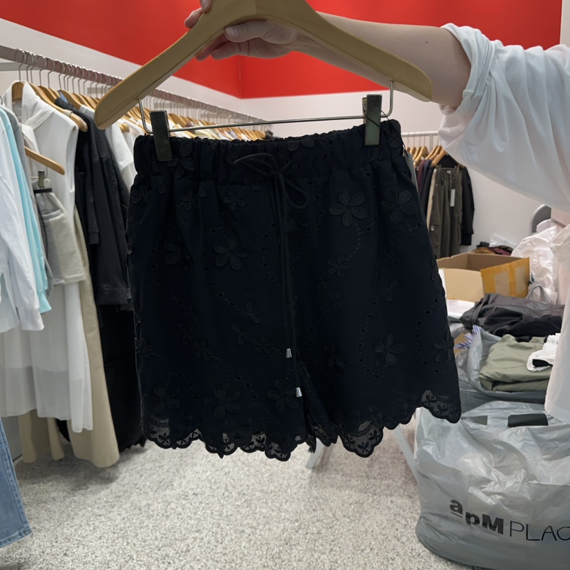 ATPZ東大門實拍女士新品職業人氣熱賣休閑時尚推薦短褲蕾絲ATTENTION PLEAES短褲圖色2