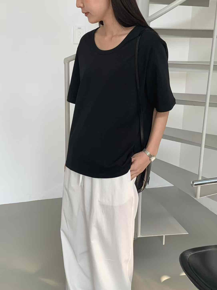 MONIQUE東大門直郵女裝新款休閑職業25春夏熱賣推薦人氣T恤MONIQUET恤