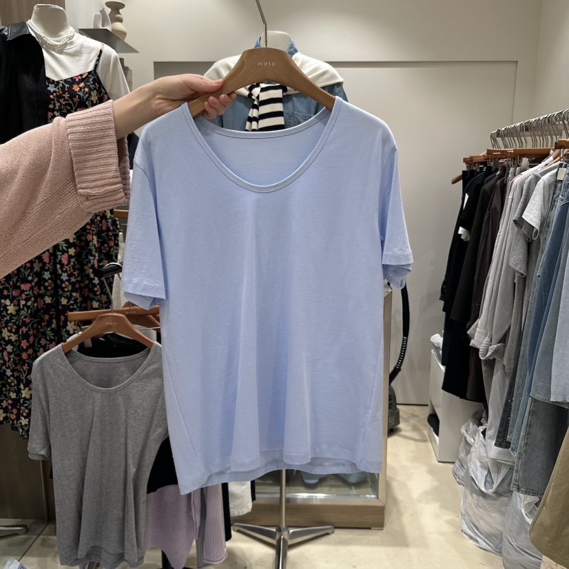 MELO東大門直郵女裝新款人氣職業真品熱賣時尚休閑推薦25春夏T恤MELOT恤圖色5