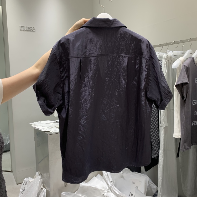 NUESE東大門代購女裝新品休閑真品時尚人氣熱賣25春夏襯衫蕾絲衫NUESE襯衫/蕾絲衫