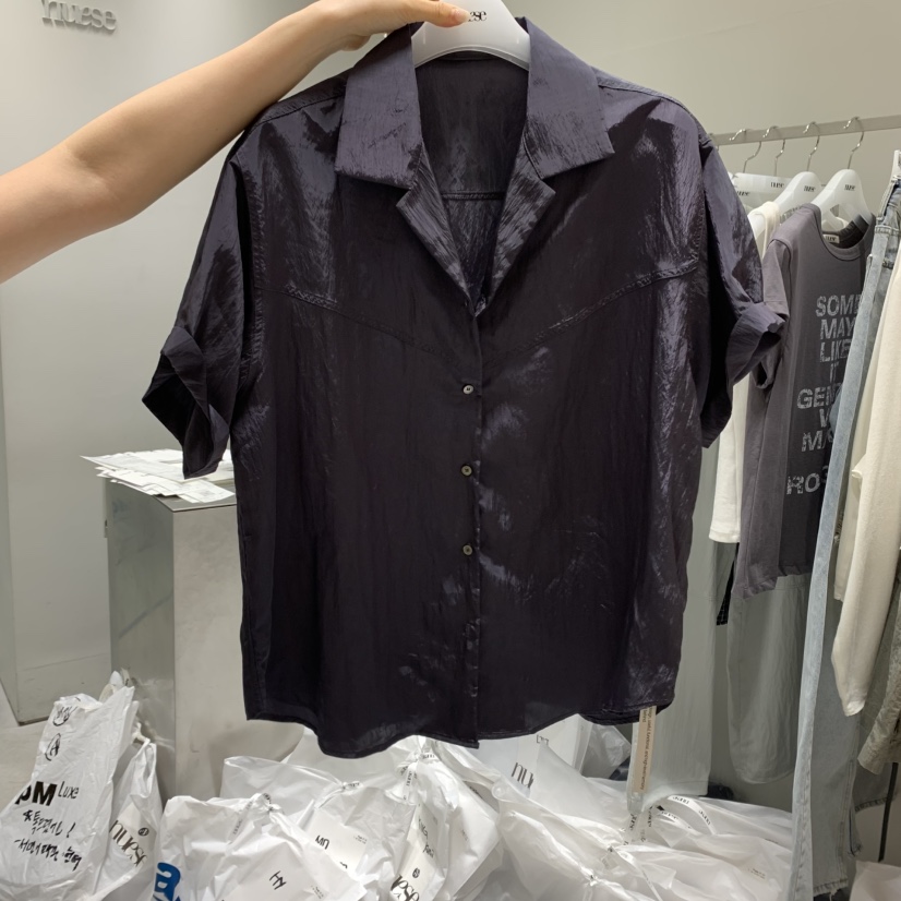 NUESE東大門代購女裝新品休閑真品時尚人氣熱賣25春夏襯衫蕾絲衫NUESE襯衫/蕾絲衫圖色3