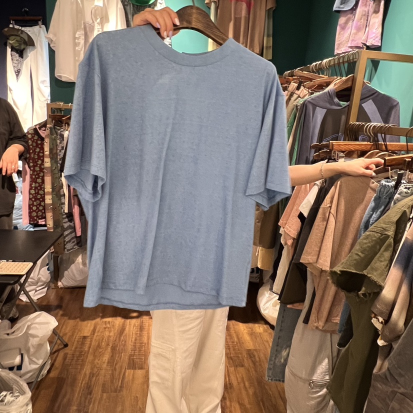 MERCI LINDA東大門實拍女士新品推薦人氣25春夏真品熱賣T恤MERCI LINDAT恤圖色2