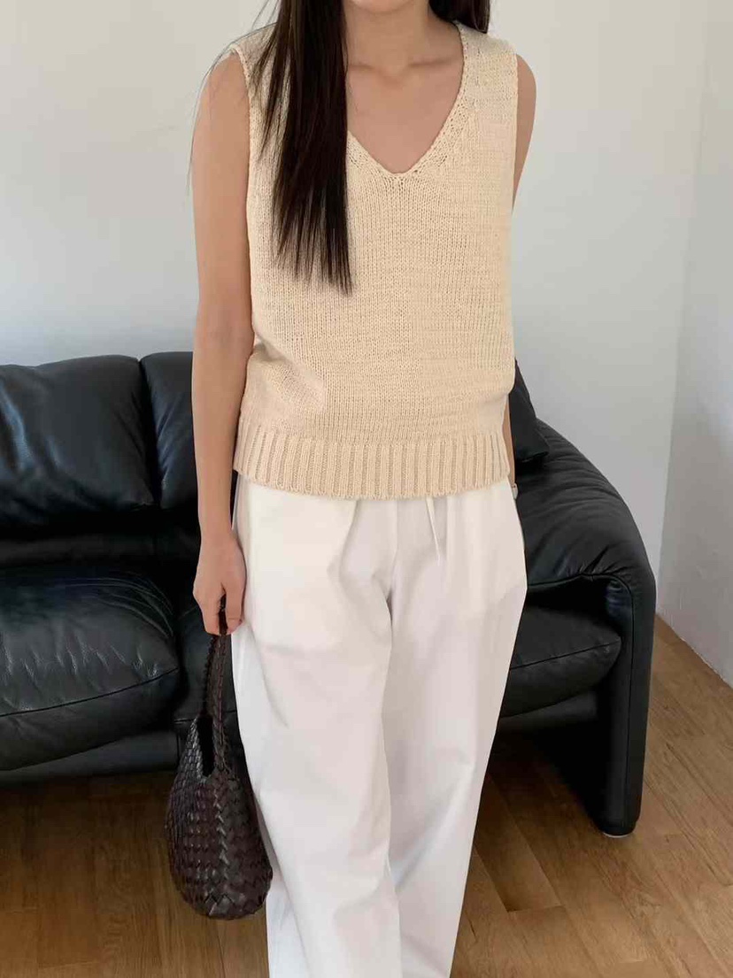 MONIQUE韓國代購女士新款人氣熱賣25春夏職業時尚休閑吊帶背心MONIQUE吊帶/背心