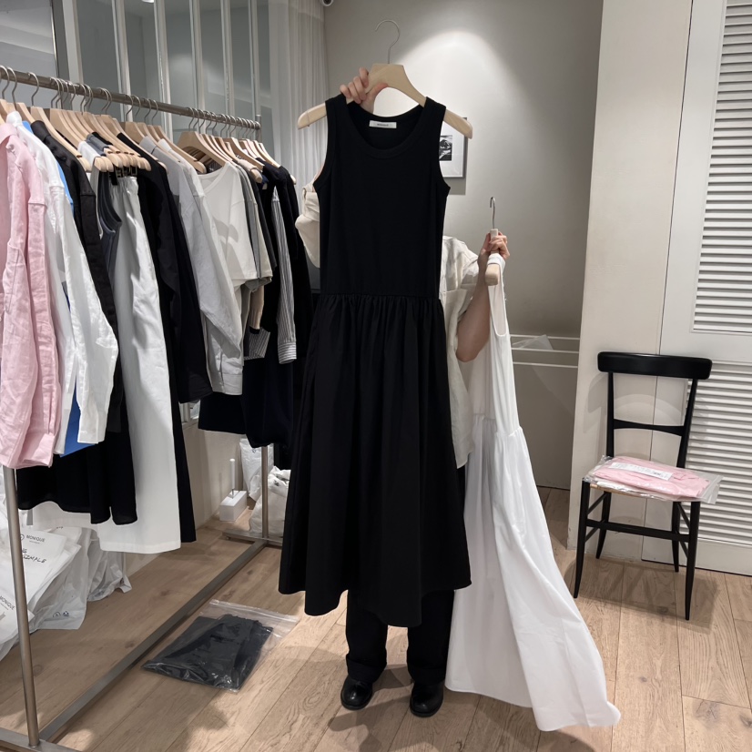 MONIQUE東大門直郵女裝新款推薦熱賣真品時尚25春夏連衣裙喇叭MONIQUE連衣裙圖色2