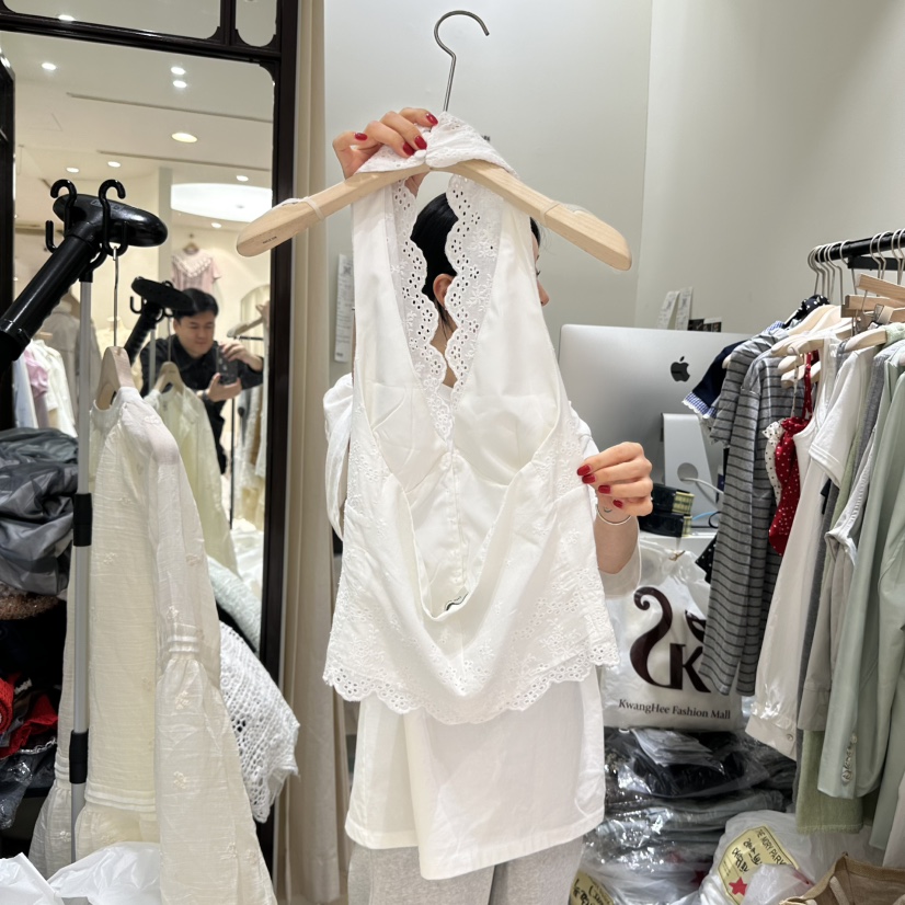 THEMORYPARK韓國代購女士新款休閑25春夏時尚推薦職業吊帶背心THE MORY PARK吊帶/背心