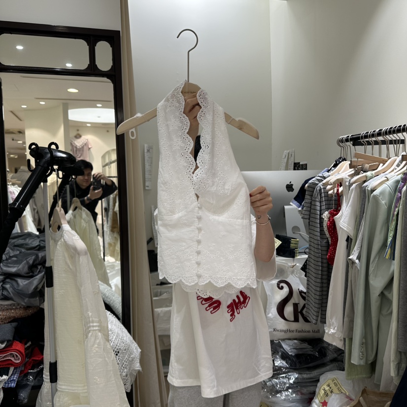 THEMORYPARK韓國代購女士新款休閑25春夏時尚推薦職業吊帶背心THE MORY PARK吊帶/背心