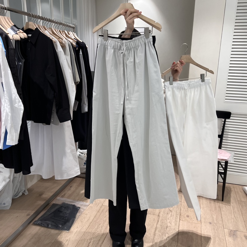 MONIQUE東大門直郵女裝新品熱賣職業真品人氣25春夏休閑褲綁帶MONIQUE休閑褲圖色2