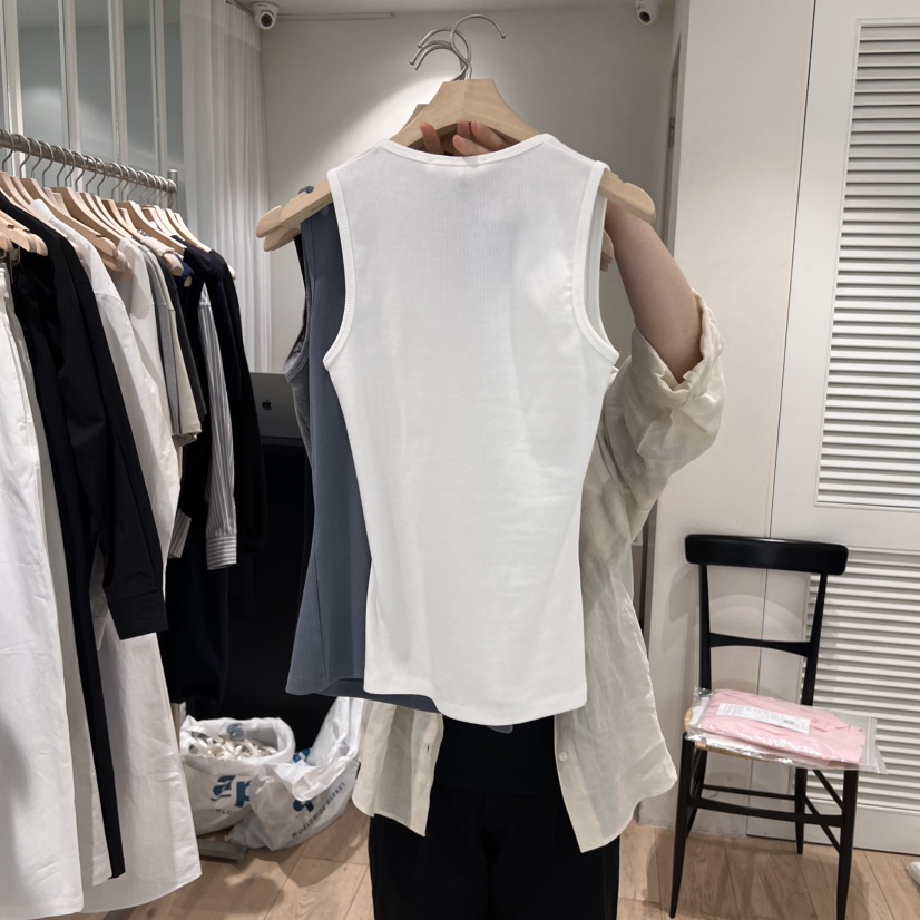 MONIQUE東大門實拍女裝新品人氣休閑推薦真品時尚25春夏吊帶背心MONIQUE吊帶/背心